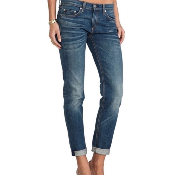 rag & bone Denim - Rag & Bone Dark Blue Ankle Jeans like new!
